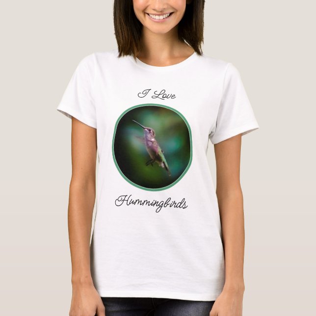 T-shirt Colibri à gorge rubis - Photo originale (Devant)