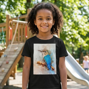 T-shirt Colibri aquarelle vibrant oiseau sur une branche
