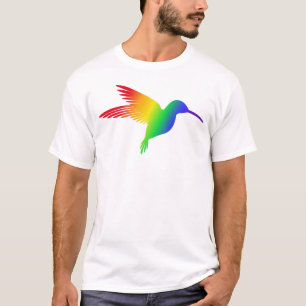 T-shirt Colibri arc-en-ciel