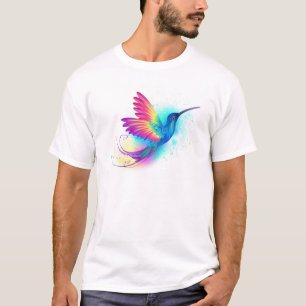 T-shirt Colibri arc-en-ciel exotique