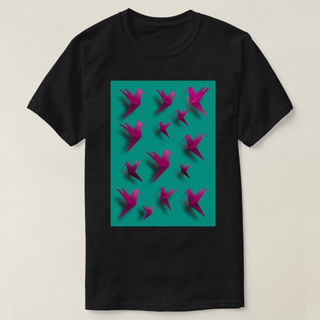 T-shirt Colibri d'Origami 3 (Design devant)