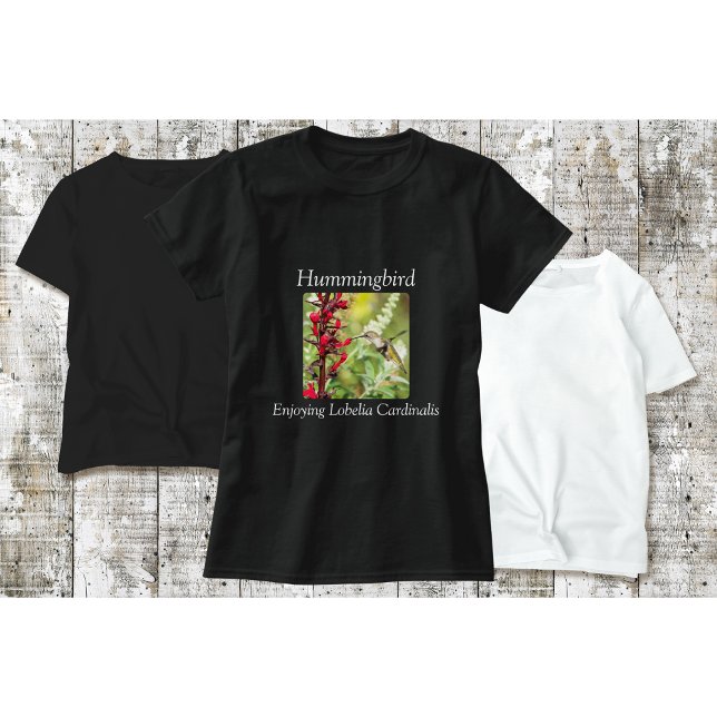 T-Shirt Colibri Fleur de Cardinal (Créateur téléchargé)