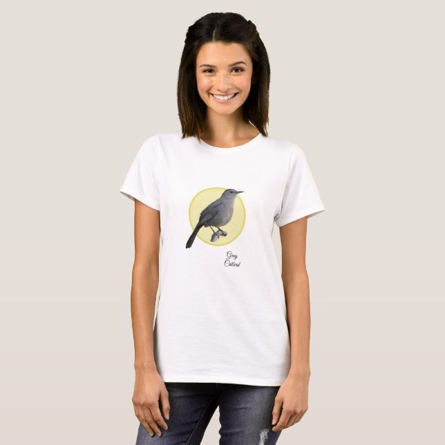 T-shirt Colibri gris (Devant entier)