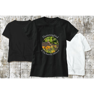 T-Shirt Colibri Herbe aux Papillons