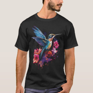 T-shirt Colibri Oiseau Floral