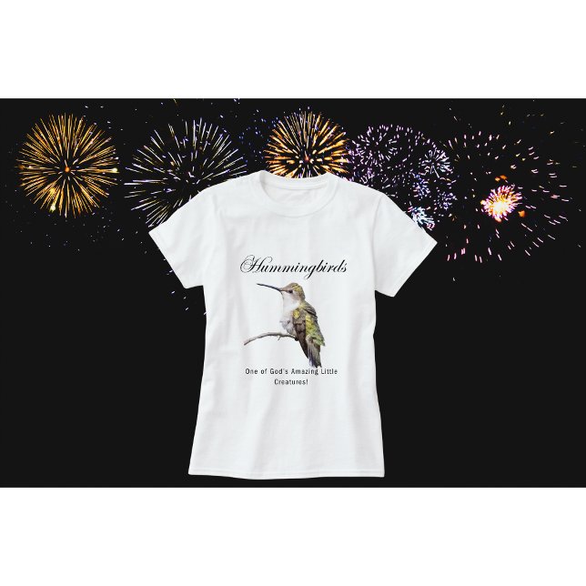 T-Shirt Colibri Oiseaux-Mouches (Créateur téléchargé)