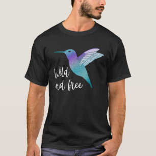 T-shirt Colibri sauvage et libre Beau Esprit animal