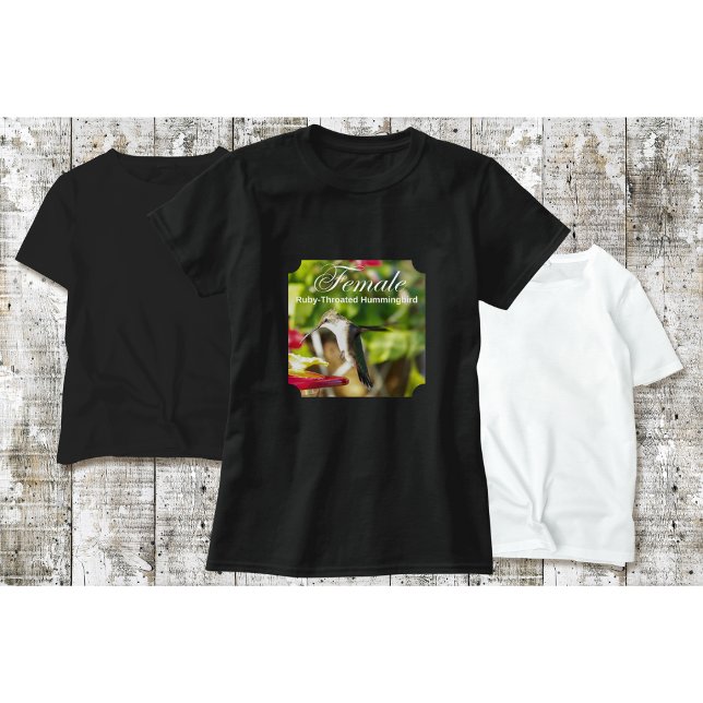 T-Shirt Colibri sur Mangeoire (Créateur téléchargé)