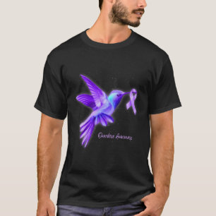 T-shirt Colibri tenant un surdosage du ruban pourpre