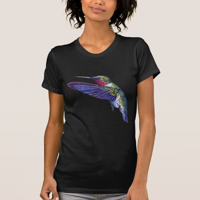T-shirt Colibri Throated rouge (Devant)