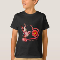 Colibri Tournesol Rouge Ruban de sang Cancer Awar