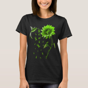 T-shirt Colibri Vert Ruban Sensibilisation à la santé ment