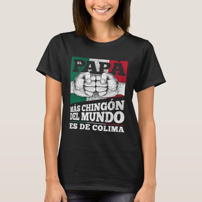 T-shirt Colima Mexico Dia del papá (Devant)
