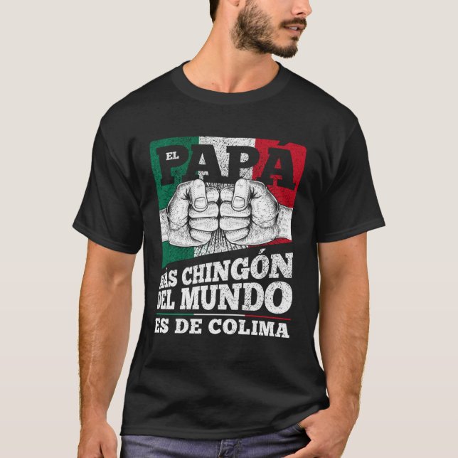 T-shirt Colima Mexico Dia del papá (Devant)