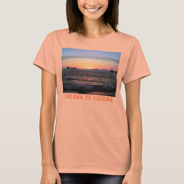 T-shirt Colima te espera (Devant)