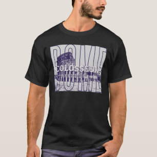 T-shirt Colisée de Rome antique, Voyage romain historique