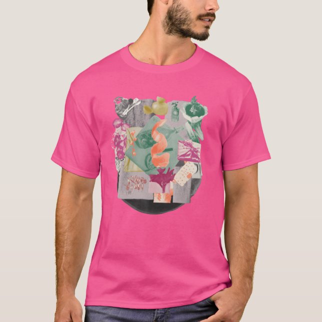 T-shirt Collage alimentaire vibrant fille (Devant)