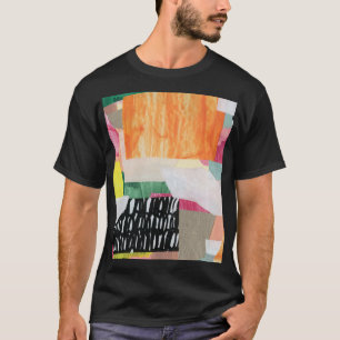 T-shirt Collage art, moderne coloré abstrait.