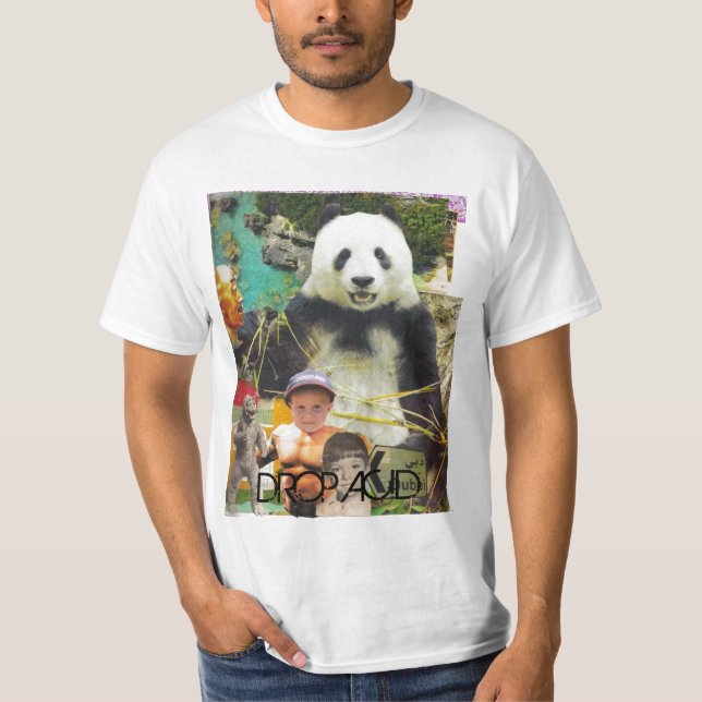 T-shirt Collage d'acide de baisse (Devant)