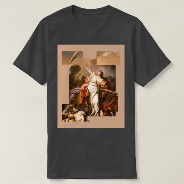 T-shirt Collage d'art de la Renaissance (Design devant)