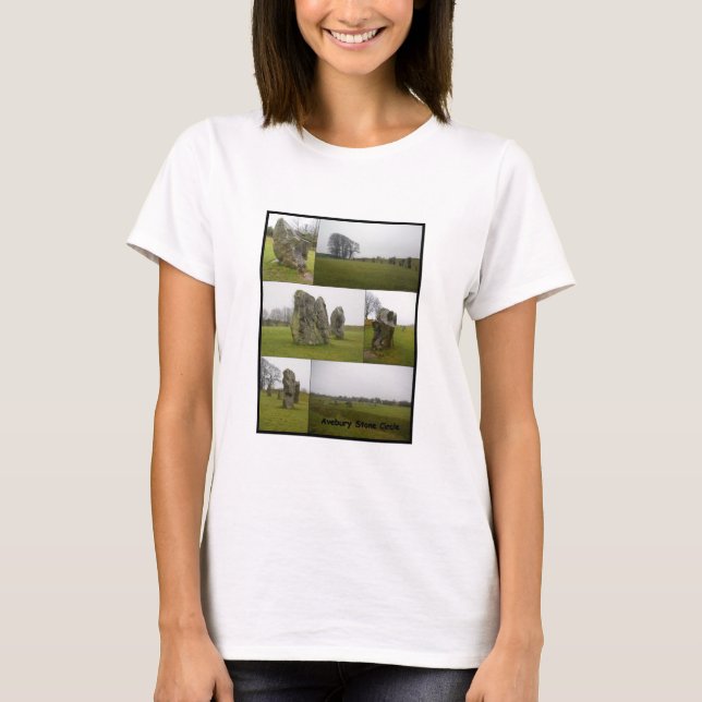 T-shirt Collage d'Avebury (Devant)