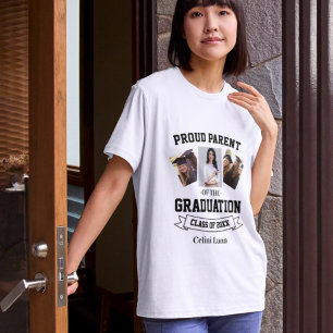 T-shirt Collage de 3 photos de remise de diplômes pour par
