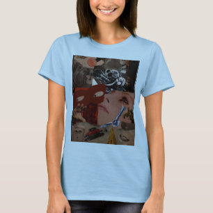 T-shirt collage de caméra