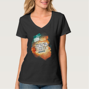 T-shirt Collage de carte non cartographié