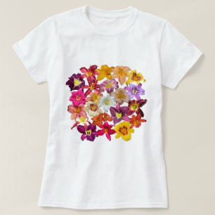 T-shirt Collage de Daylilies