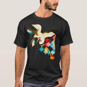 T-shirt Collage de grues industrielles et asiatiques pour