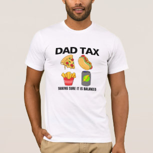 T-shirt Collage de malbouffe pour un régime équilibré   Ma