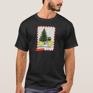 T-shirt Collage de Noël Noel Tree Garland Ligh