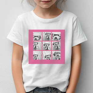 T-shirt Collage de photo d'Instagram avec 9 photos carrées