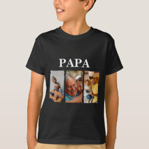 T-shirt Collage de photos cadeau Papa D