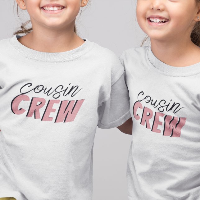 T-shirt Collage de photos Cousin Crew (Créateur téléchargé)