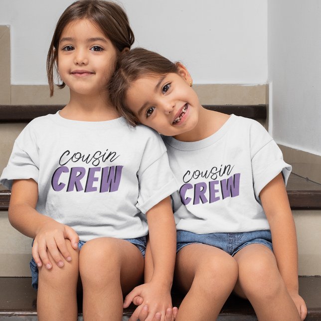 T-shirt Collage de photos Cousin Crew (Créateur téléchargé)