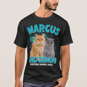 T-shirt Collage de photos de animaux personnalisé Bootleg 