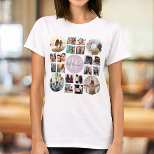 T-shirt Collage de photos de la famille cool 20