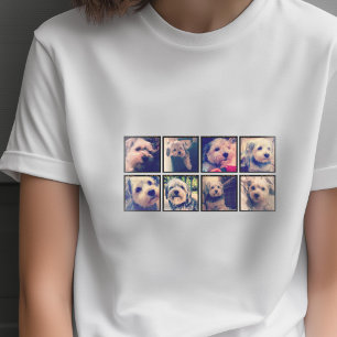 T-shirt Collage de photos personnalisé avec des photos car
