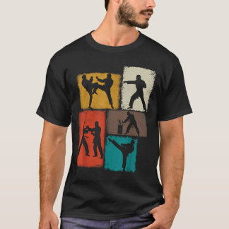 T-shirt Collage de pratiquant de Taekwondo Hommes Enfants