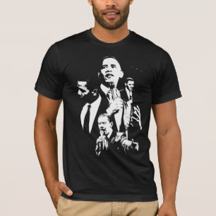 T-shirt Collage d'Obama par akamundo