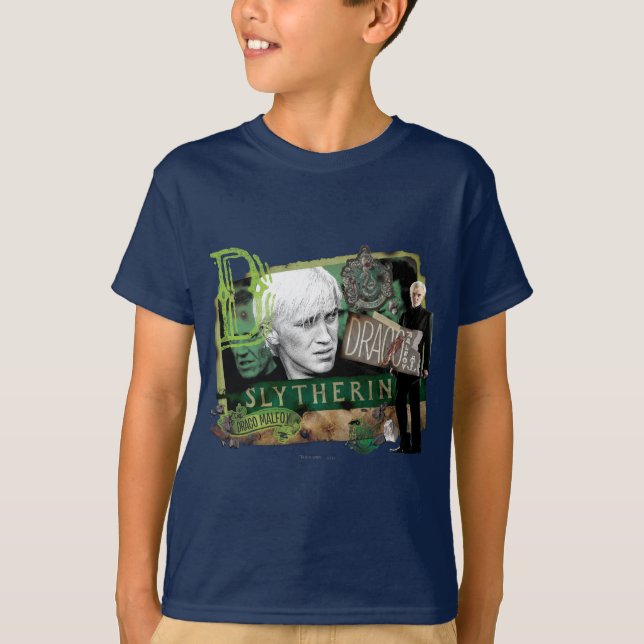 T-shirt Collage Draco Malfoy 1 (Devant)