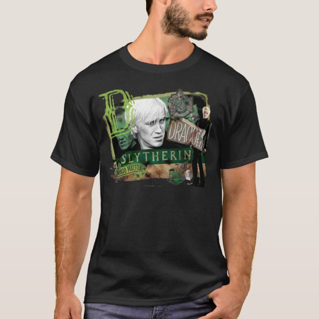T-shirt Collage Draco Malfoy 1 (Devant)
