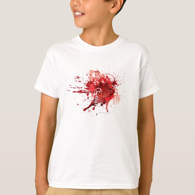 T-shirt Collage du Corps de la lanterne rouge (Devant)