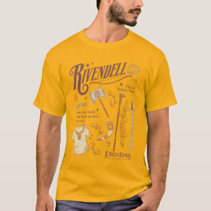 T-shirt Collage graphique aquarelle RIVENDELL™