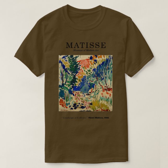 T-shirt Collage matisse des murs de déco d'impression (Design devant)