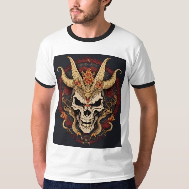T-shirt Collage Métal Mort - Occulte Gruesome (Devant)