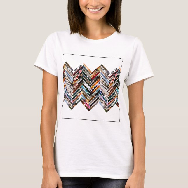 T-shirt Collage multi de photo (Devant)
