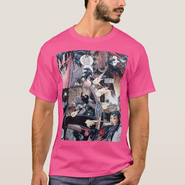 T-shirt Collage noir Ii (Devant)