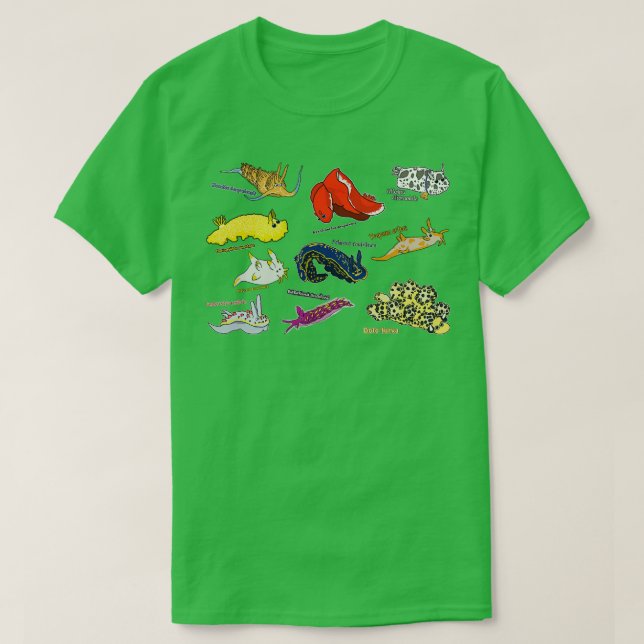 T-shirt Collage Nudibranche (Design devant)